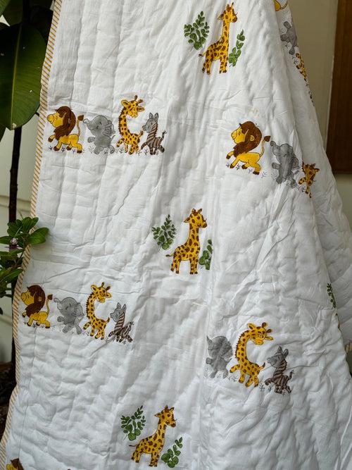 Jungle Safari Quilt Blockprint