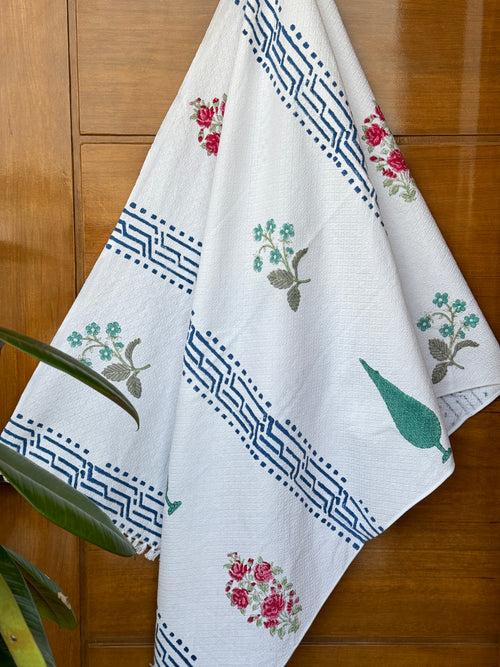 Handblock Print Soft Cotton Towel