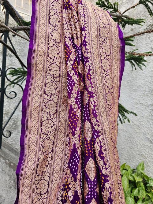 Pure Banarsi Georgette Dupatta