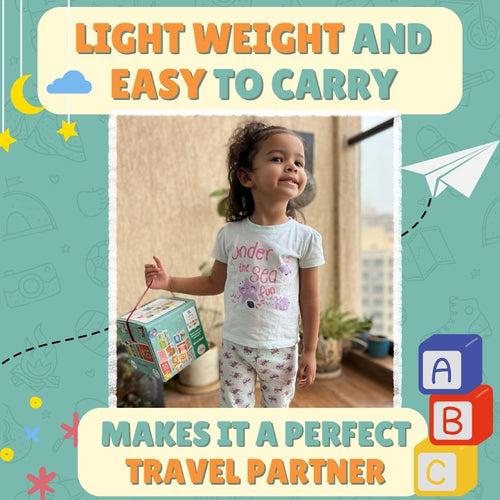 PepPlay Stacking and Nesting Cubes Educational Toys Brain Activity |Travel-Friendly