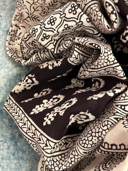 Natural Dyed Bagh Block Print Cotton Suit