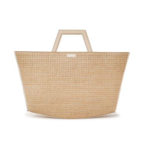 Sol Tote, Raffia/Ivory