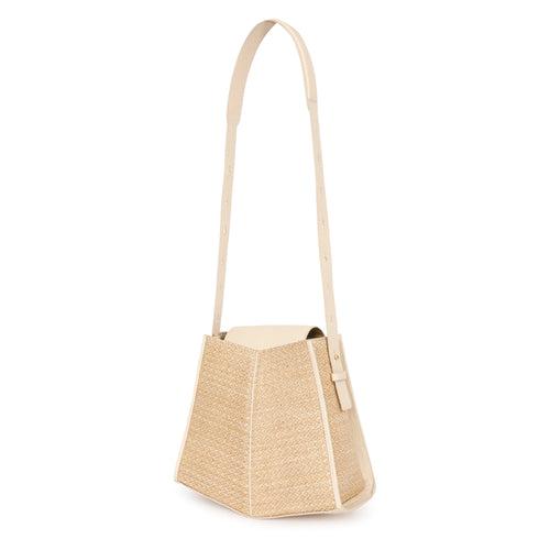 Fern Bucket, Raffia/Ivory