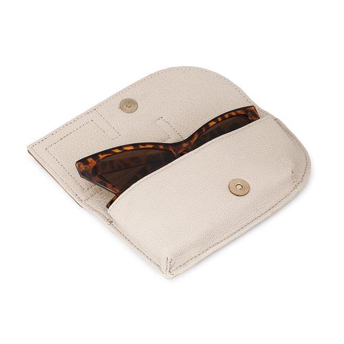 Sunglasses Case, Ivory/Sand