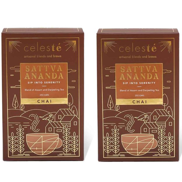 Sattva Ananda Chai - 250gms X 2  | Buy 1 Get 1 Free