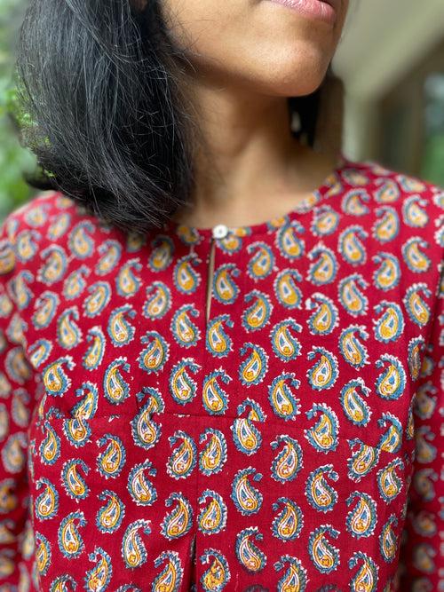 Guldasta Handblock Printed Kurti (colours available)