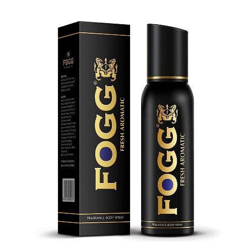 Fogg Black Series Fresh Aromatic - Perfume Body Spray For Men - Long Lasting & No Gas Deodorant -120ml