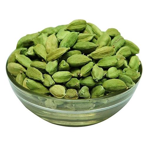 Kunjika Jadibooti Green Cardamom (Elaichi) Hari Elaichi | Fresh and Fragrant | 100% Natural No Artificial Colours or Preservatives | Indian Spices & Masala - 100 gm