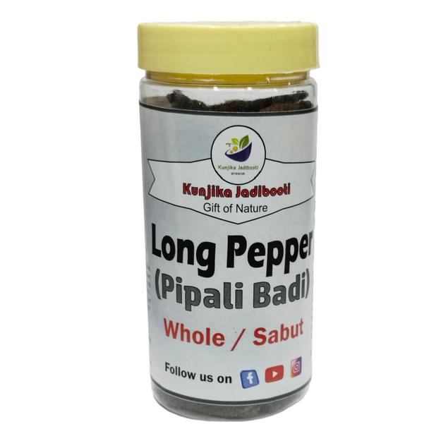 Kunjika Jadibooti Whole Long Pepper | Pipal Badi | Pippali | Pipali | Peepali | Piper Longum | No Added Preservatives & Additives | Spices & Masala | Indian Spices & Masala - 100 gm