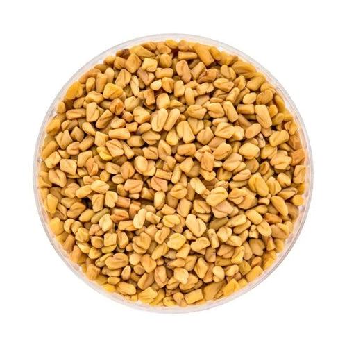 Kunjika Jadibooti Natural Dried Fenugreek Seeds | Whole Methi Dana Seeds | Menthi Ginja | Indian Spices & Masala - 200 gm