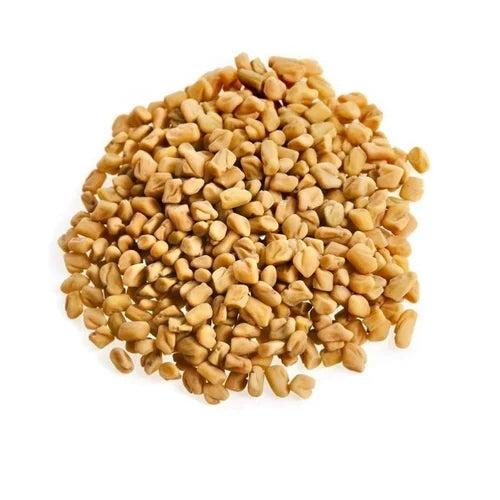 Kunjika Jadibooti Natural Dried Fenugreek Seeds | Whole Methi Dana Seeds | Menthi Ginja | Indian Spices & Masala - 200 gm