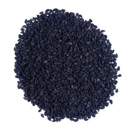 Kunjika Jadibooti Whole Black Sesame Seeds | 100% Clean and Natural Black Til | Kala Til Seeds for Eating | Raw Seeds | Indian Spices & Masala- 200 gm