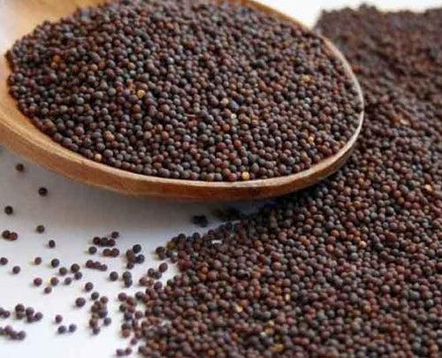 Kunjika Jadibooti Whole Raw Rai Small | Choti Rai | Red Mustard Seeds | Brown Mustard Seeds| Raw Seeds | Indian Spices & Masala - 200 gm