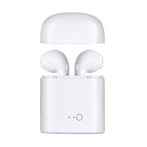 i7s TWS Mini Twin Portable Wireless Bluetooth Earphones with Active Noise Cancellation Technology and Charging Box for All Smart phones