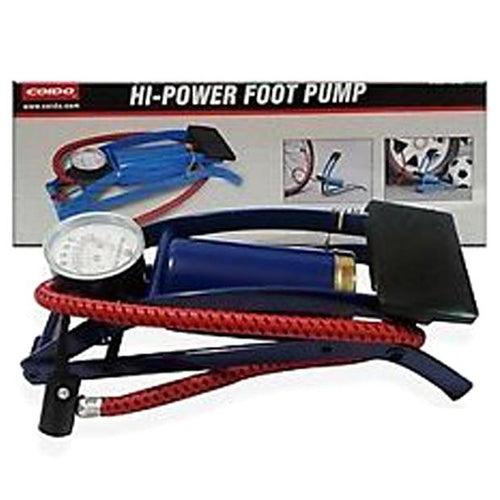 HI Power Foot Pump Tyre / Ball /Inflator Compressor