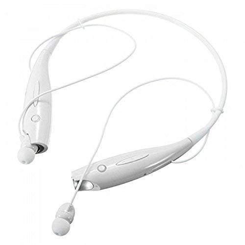 HBS-730 WIRELESS Neckband Bluetooth Wireless Earphones With Mic - White