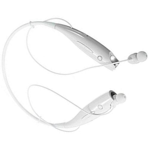 HBS-730 WIRELESS Neckband Bluetooth Wireless Earphones With Mic - White