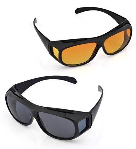 HD Vision Day & Night Goggles Anti-Glare Polarized Sunglasses Men/Women Driving Glasses Sun Glasses UV Protection