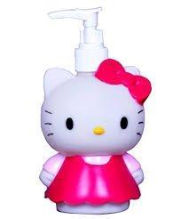 Hello Kitty Cartoon Shaped Soap Dispenser Bottle Multicolour (Pack of 1)