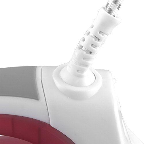 Glide 1250-Watt Steam Iron (White/Red)