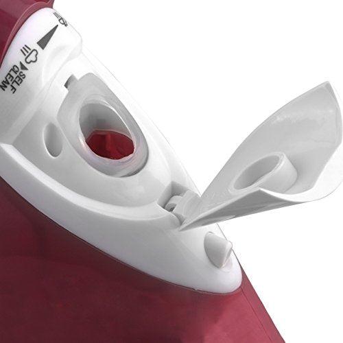 Glide 1250-Watt Steam Iron (White/Red)