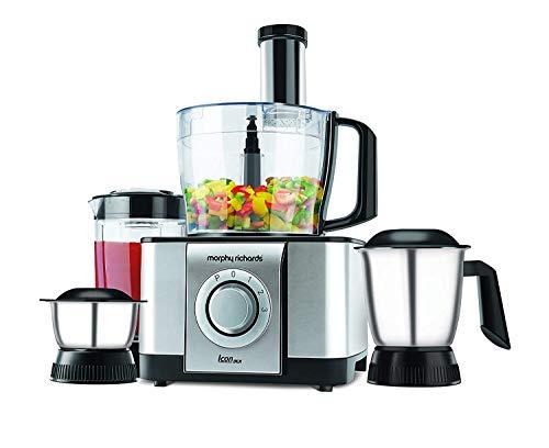 Icon DLX 1000-Watt Food Processor, Silver