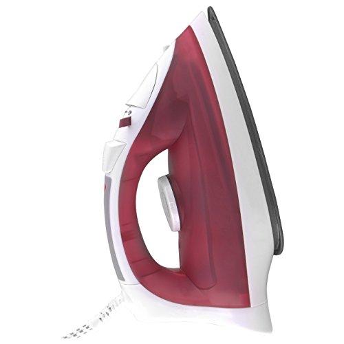 Glide 1250-Watt Steam Iron (White/Red)