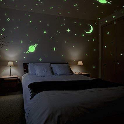 Glowing Star Glow in The Dark Stickers Radium Wall Stickers - Star Galaxy in your room