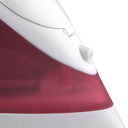 Glide 1250-Watt Steam Iron (White/Red)