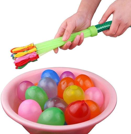 Holi Water Balloons Auto Fill & Automatic Tie for Playing Holi for Kids Boys and Girls, Multicolor (Pack of 111 pcs) Magic Water Balloon