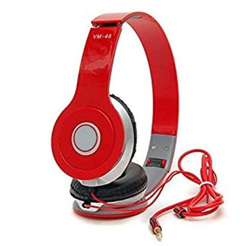 High Bass Solo type Wired Mega Bass Series Stereo Sound Noise Cancellation On-Ear Headphones with Built-in Mic