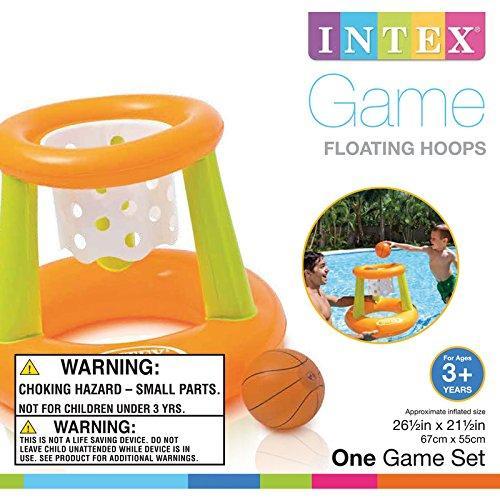 Floating Hoops - Inflatable Basketball Water Pool Sport Toy - 58504