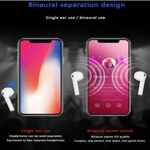 i11S TWS 5.0 Wireless Bluetooth Headphone Earphone earpods, Airpod style with Mic for iOS & Android Bluetooth