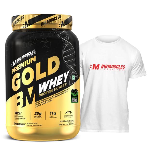 Premium Gold Whey + TSHIRT