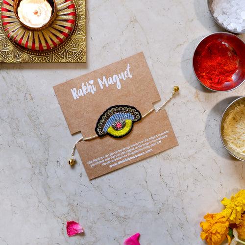 'EVIL EYE (YELLOW)' Rakhi Magnet