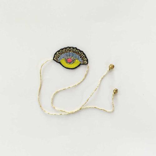 'EVIL EYE (YELLOW)' Rakhi Magnet