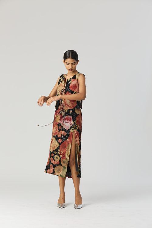 Rosalia Embroidered Top & Skirt ( Online Exclusive )