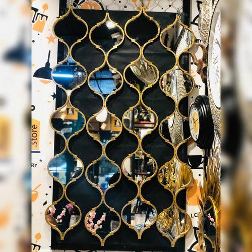 Beautiful Mirror with Gold plated | Wall Decor | Set of 2