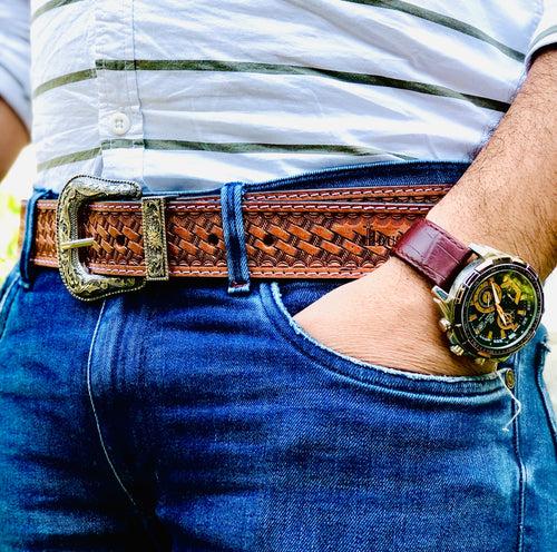 Handcrafted Leather Belt | Western Belt