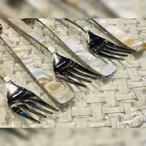 Forks | Premium Stainless Steel With Nacre, Mother Of Pearls