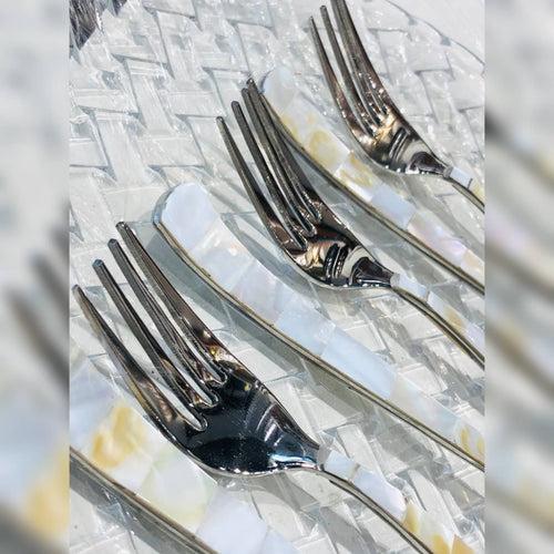 Forks | Premium Stainless Steel With Nacre, Mother Of Pearls