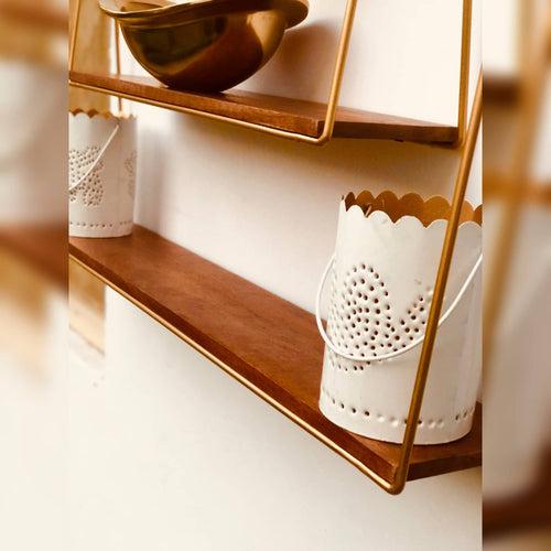 Wooden Decorative Wall Shelves for living room | Wooden rack for wall | Floating shelves For Bedroom | Wall Mounted Shelves