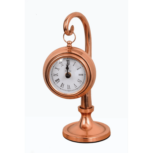 Hanging Table Clock | Analog Table Clock | Metallic | Rose Gold