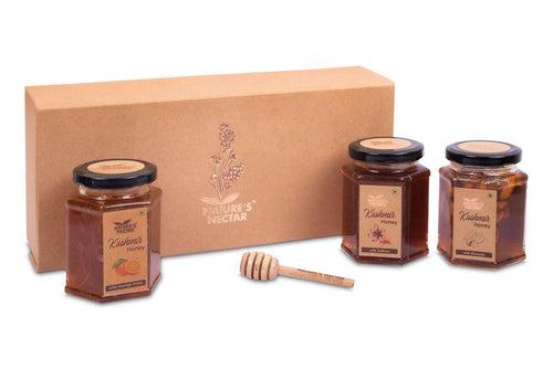 Kashmir Honey with Saffron, Almonds and Orange Peels Gift Pack