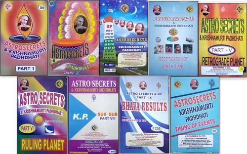 Astro Secrets & Krishnamurti Padhdhati (1 - 9 Volumes Set) [English]