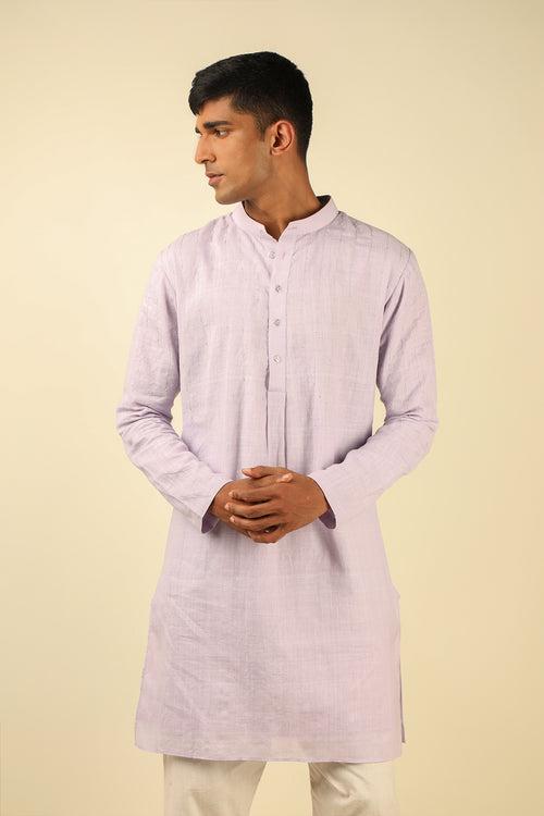 LILAC EMBELLISHED KURTA