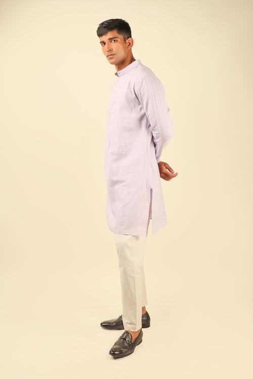 LILAC EMBELLISHED KURTA