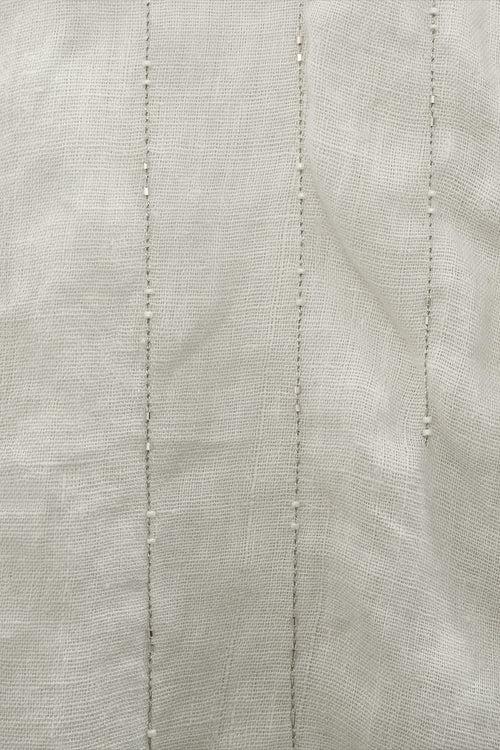 TONE ON TONE OFF WHITE KHADI KURTA