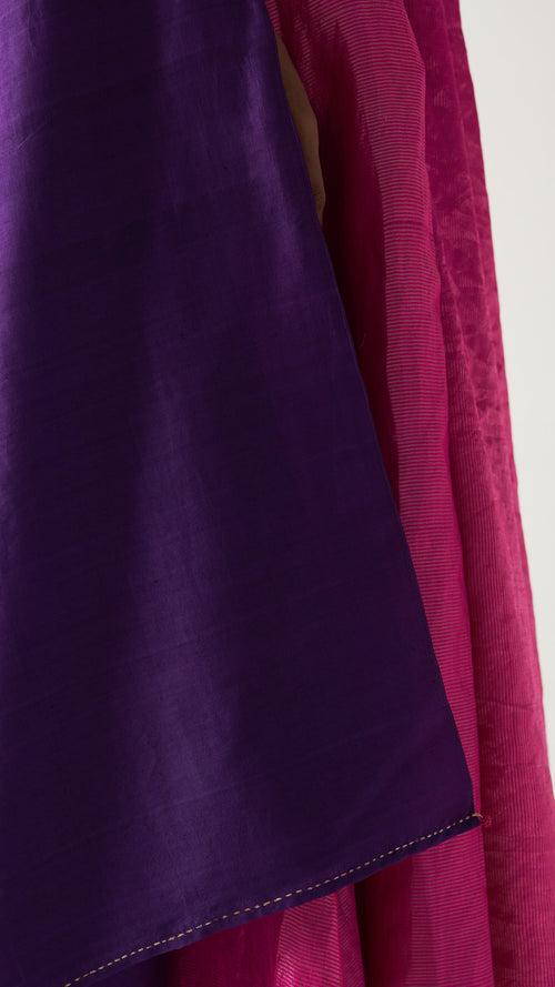 Sector Drape - Purple/Rani