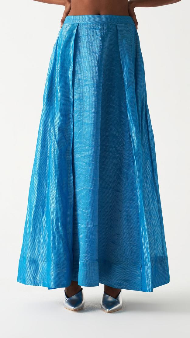 Lustre Skirt - Methyl Blue